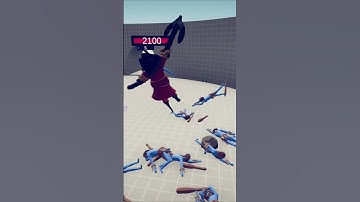 BLACKBEARD vs X10 CLUBBERS | Totally Accurate Battle Simulator #shorts  #tabs #vs