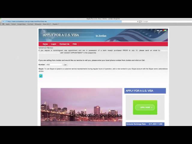 How to Apply for a U.S. Visa - YouTube