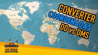 Converter Coordenada Geográficas Decimais em Graus Minutos e Segundos