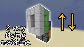 Minecraft - 2 way Flying Elevator/Machine Tutorials