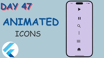 Animated Icons In Flutter  || Flutter Animated Icons