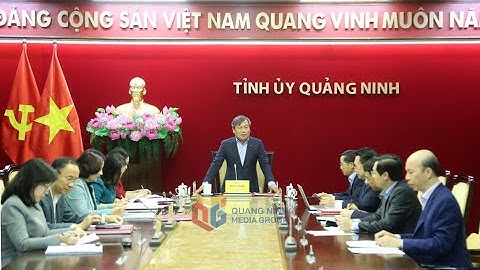 Thường trực Tỉnh ủy giao ban với các ban Xây dựng Đảng và đơn vị trực thuộc