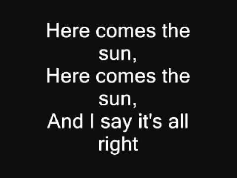 The Beatles - Here Comes The Sun - Lyrics