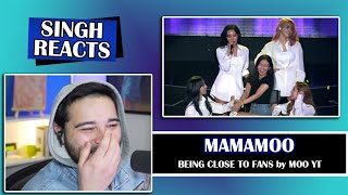 MAMAMOO being close to fans by MOO YT REACTION!