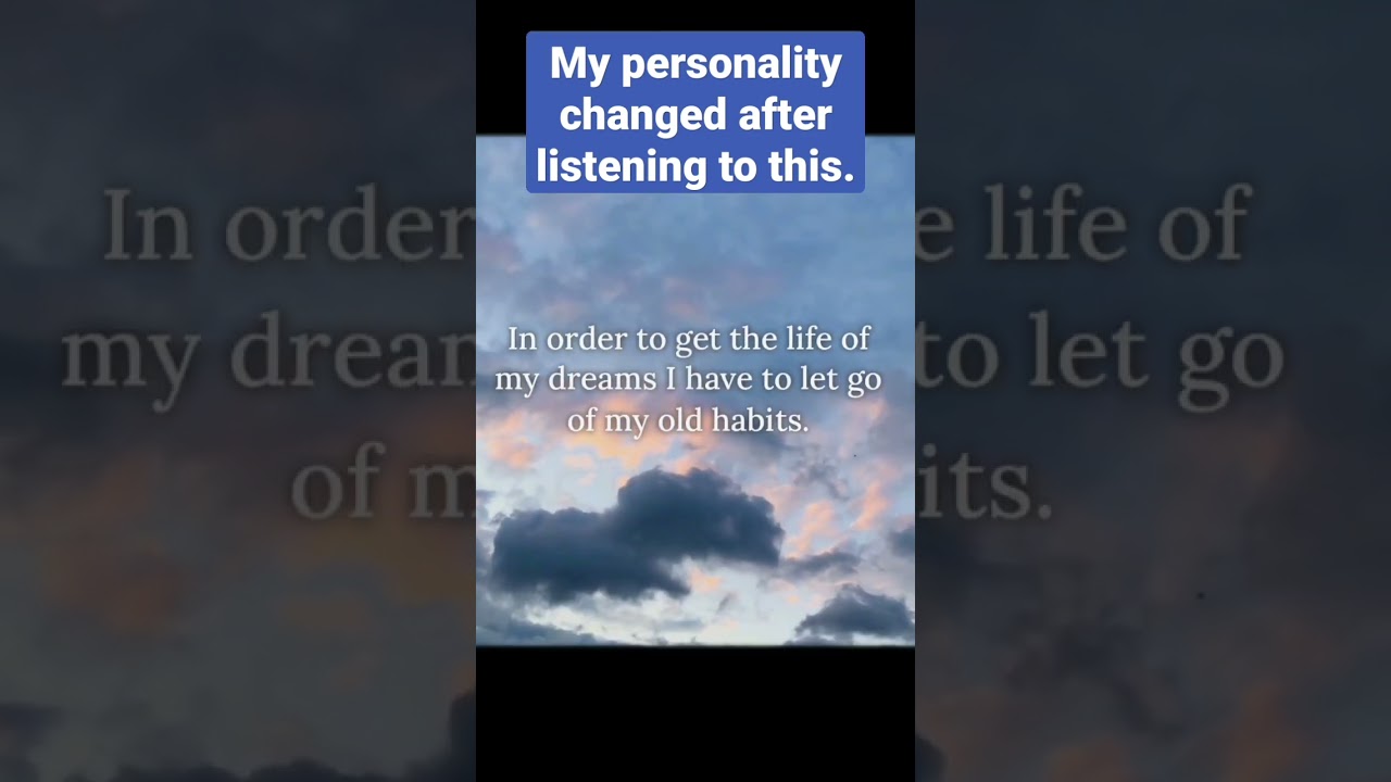 This affirmation changed a view of myself. Positive affirmation for life.