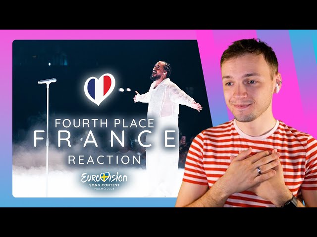 FRANCE FOURTH PLACE of EUROVISION 2024: Slimane and Mon Amour (Live Grand Final) class=