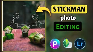 Stickman Photography | Creative Photo Editing In Mobile | Creative Mobile Photography Idea #viral