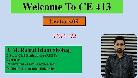 Design of A Fully Encased Composite Column (FEC) II Lecture -09 II Part -02