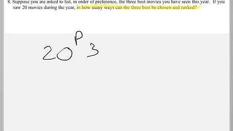 Math 118 : 4.2 #8 (Mathematical Explorations Tutorial : Permutations & Combinations)