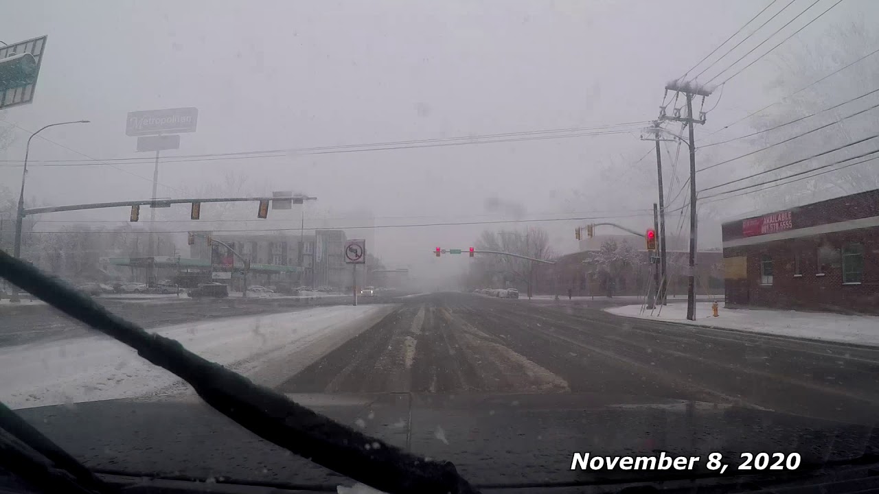 First Snow 2020 / SLC, UT Colder Without You, Amy. YouTube