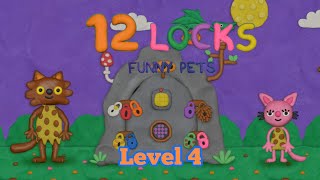 12 Locks Funny Pets Level 4: Opening the Cave screenshot 5