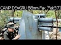 サバゲフィールド CAMP DEVGRU 88mm Flak [Flak37] 発砲