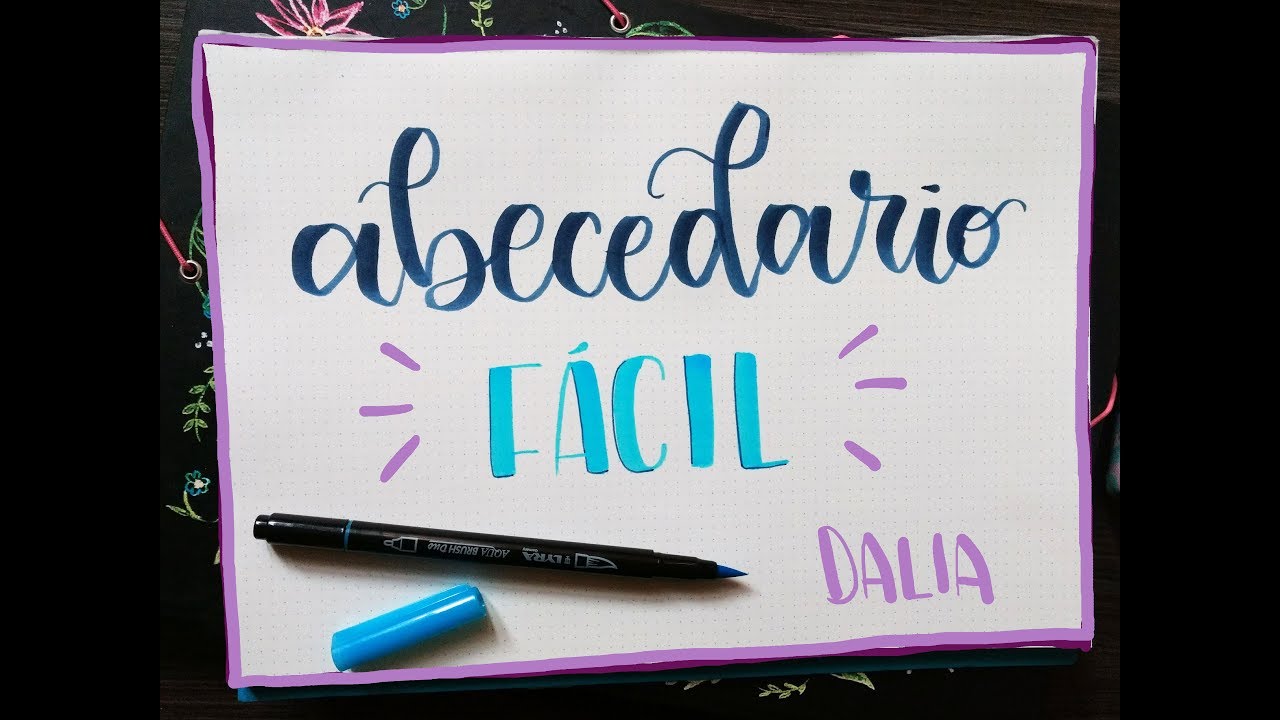 Featured image of post Aprender Letras Lettering Abecedario Este anuncio incluye 30 hojas para practicar lettering caligraf a moderna