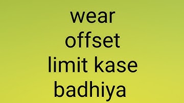 Fanuc controller Set wear offset limit,set wear offset value ,5013 & 5014 parameters setting.