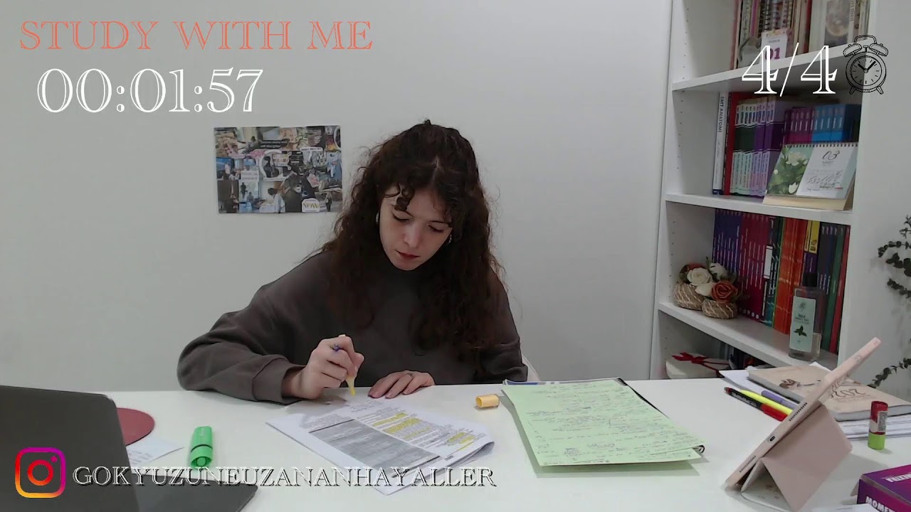 HER GÜN BİRLİKTE DERS ÇALIŞIYORUZ // STUDY WİTH ME 10 HOURS