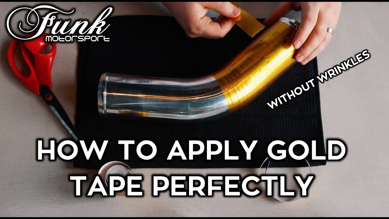 How to apply Gold Reflective Heat Tape - Perfectly, without
