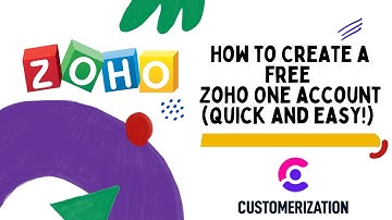 How To Create a Free Zoho One Account QUICK AND EASY