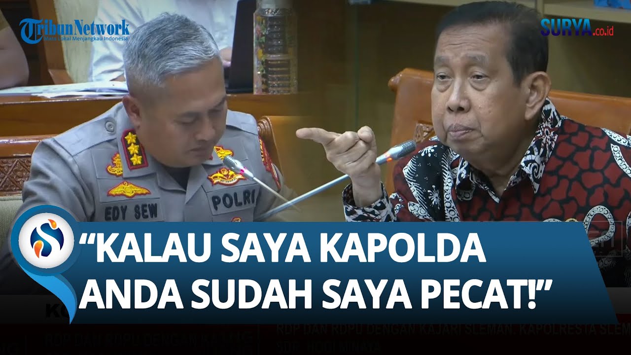SAMBIL TUNJUK TUNJUK! DPR 'Skakmat' Kapolres Sleman soal Kasus Suami Bela Istri Jadi Tersangka