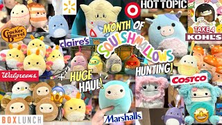 RARE🤩Squish Hunting for a MONTH😱LONG! @ Kohl’s, the Mall, & MORE! + HUGE Dream✨Squish Haul! 🐮🍄🥞