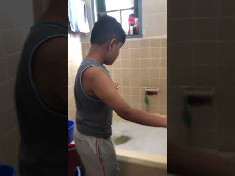 Cold tub shower challenge