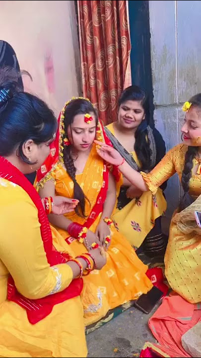Sathi sakhiya bachpan ka ye angana | Indian wedding💒video |Haldi Ceremony🎑| #AK_STUDIO_VIRAL #shorts