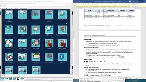 (CCNP ENCOR v8) 21.2.1 Packet Tracer - Troubleshoot WLAN Issues