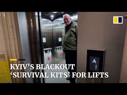 Kyiv resident builds elevator ‘survival kits’ amid rolling blackouts