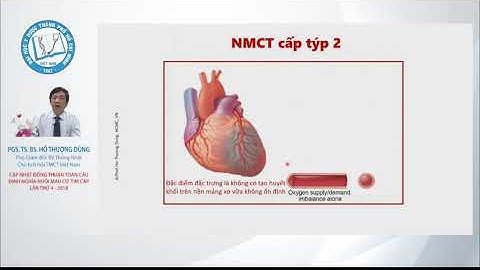 Cập nhật Định nghĩa toàn cầu NMCT lần 4 có gì mới, PGS TS BS Hồ Thượng Dũng