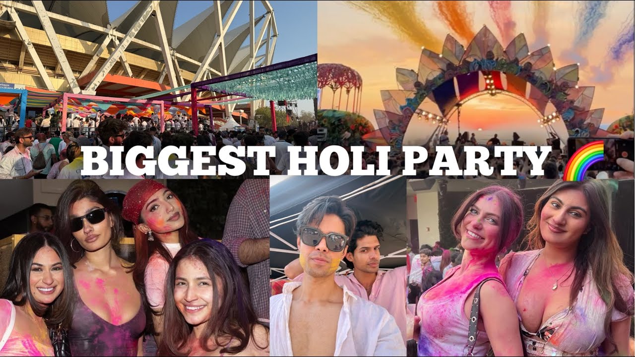 Biggest Holi party 2026  !! Delhi night life !! Best party places in Delhi !! Delhi night clubs !! 