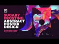 A Sugary Frosting Abstract Poster Design | Photoshop Speed Art