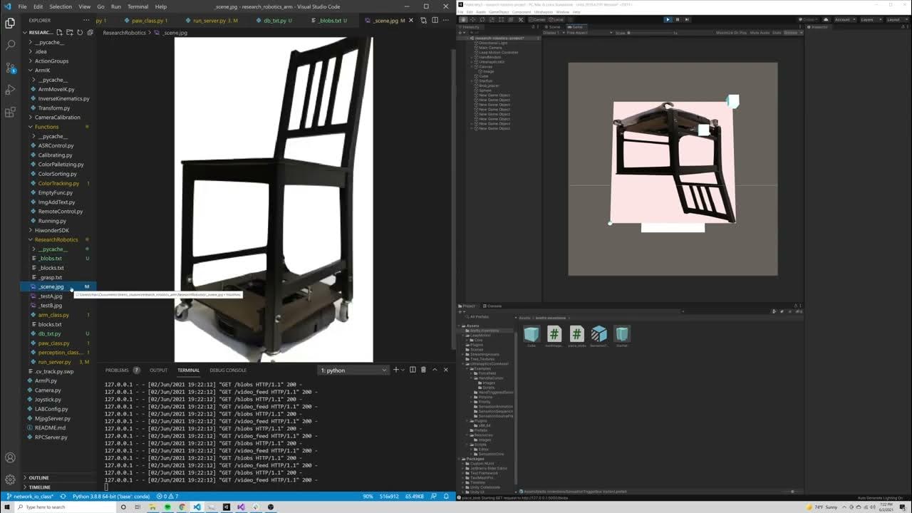 Flask polling unity texture demo YouTube