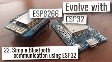ESP32 & ESP8266 - Simple Bluetooth communication