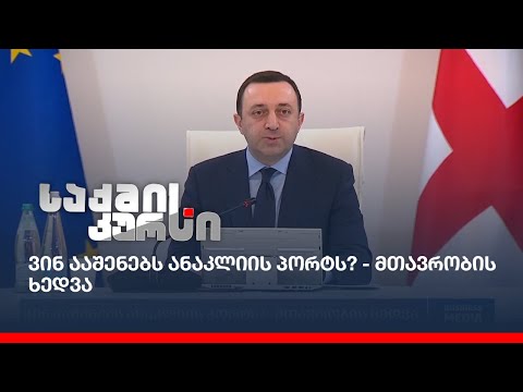 ვინ ააშენებს ანაკლიის პორტს? - მთავრობის ხედვა