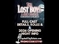The Lost Boys A New Musical Broadway Premiere #theatre #broadway #tickets