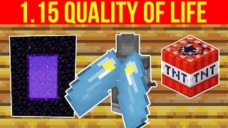 Minecraft 1.15 Quality Of Life Changes You Might Have Missed!