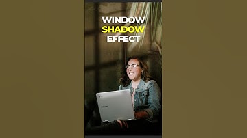 How to Create Window Shadow in Photoshop.. #design #photoshop #photoshoptutorial #dizvilla #shorts