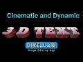 Trending Glow Text & 3D Shadow Effect in PixelLab | Professional Cinematic Text Editing