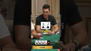 Playing vs Santosh at Triton #poker #shorts