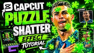 Puzzle Shatter Effect Tutorial On CapCut 🔥 || #fyp #foryou #foryourpage #viral #viralvideo ||
