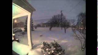 Snowzilla 2016 Timelapse - 33 hours in 3:03 min