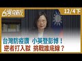 台灣防疫讚 小英登彭博！逆者打入獄 挑戰誰底線？【台灣向前行】2020.12.04(下)