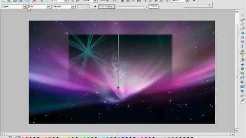 How to make a 2 wallpapers one wallpaper with xara xtreme pro 4