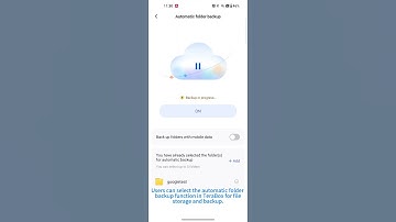TeraBox automatic folder backup