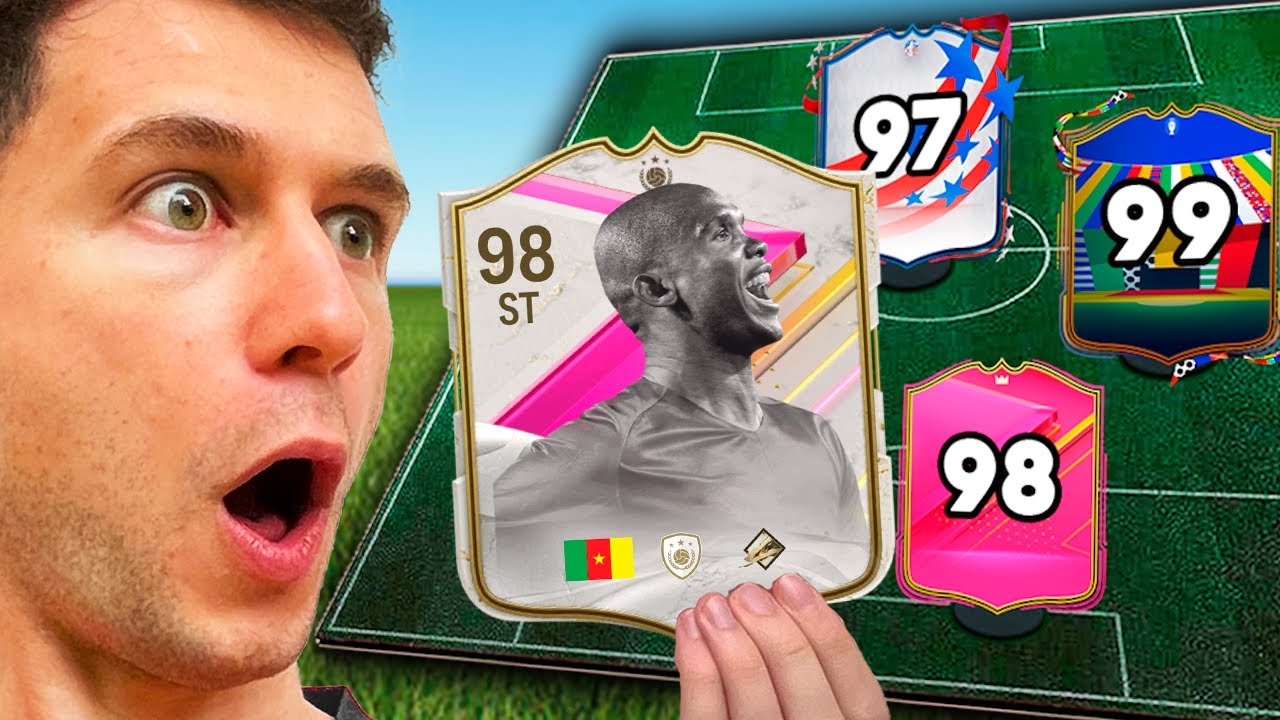 ELE É UM MONSTRO!! JOGUEI A WL COM O ETO'O E MONTEI UM TIME BUGADO EM VOLTA DELE 🔥🔥 FC 24