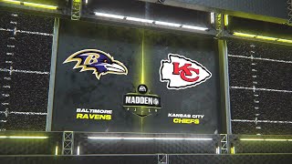 Madden NFL 24 - Baltimore Ravens Vs Kansas City Chiefs Simulation PS5 Week 1 (Madden 25 Rosters)