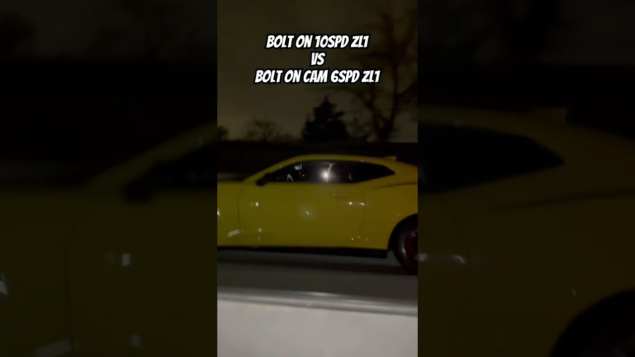 10 speed zl1 vs 6 speed zl1 1le
