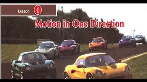 first term 3 prep unit 1 lesson 1 Motion in one direction2019