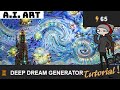 A.I. ART TUTORIAL  -   DEEP DREAM Generator