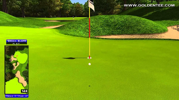 Golden Tee Great Shot on Shady Acres!