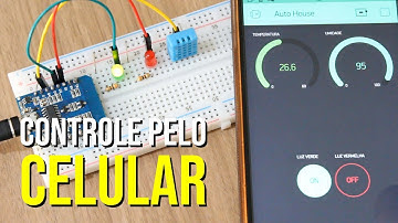 Como Controlar o Arduíno pelo Celular - Automação Residencial com BLYNK, ESP8266 e WEMOS D1 MINI